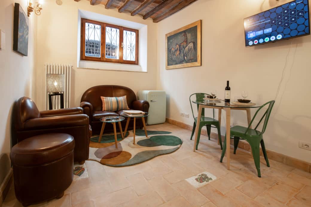 Cozy combo living, dining and kitchen space, Todi apartment Cozy combo living, dining and kitchen space, Todi apartment