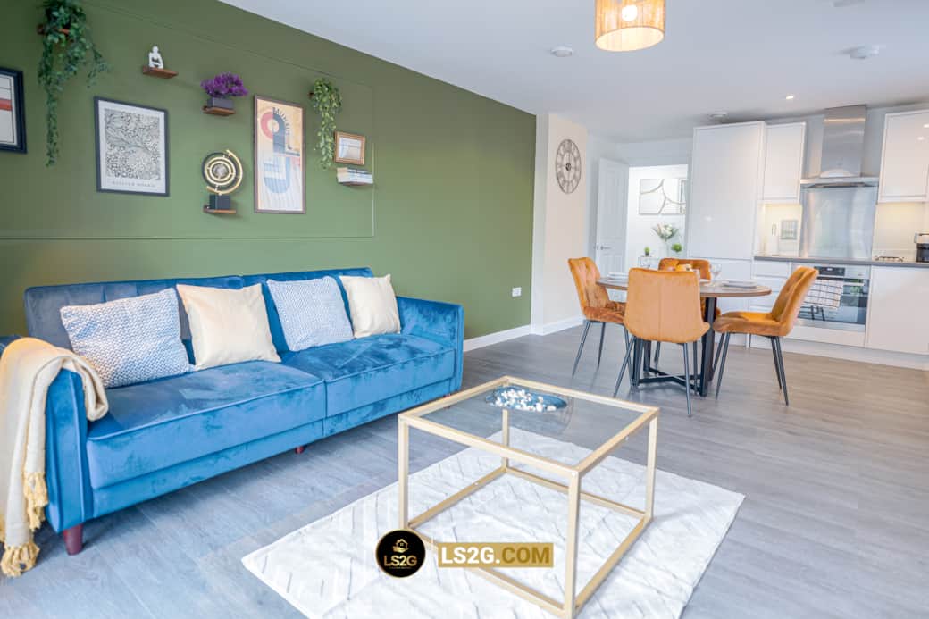 Living room at LS2G Short Lets & Serviced Accommodation Living room at LS2G Short Lets & Serviced Accommodation