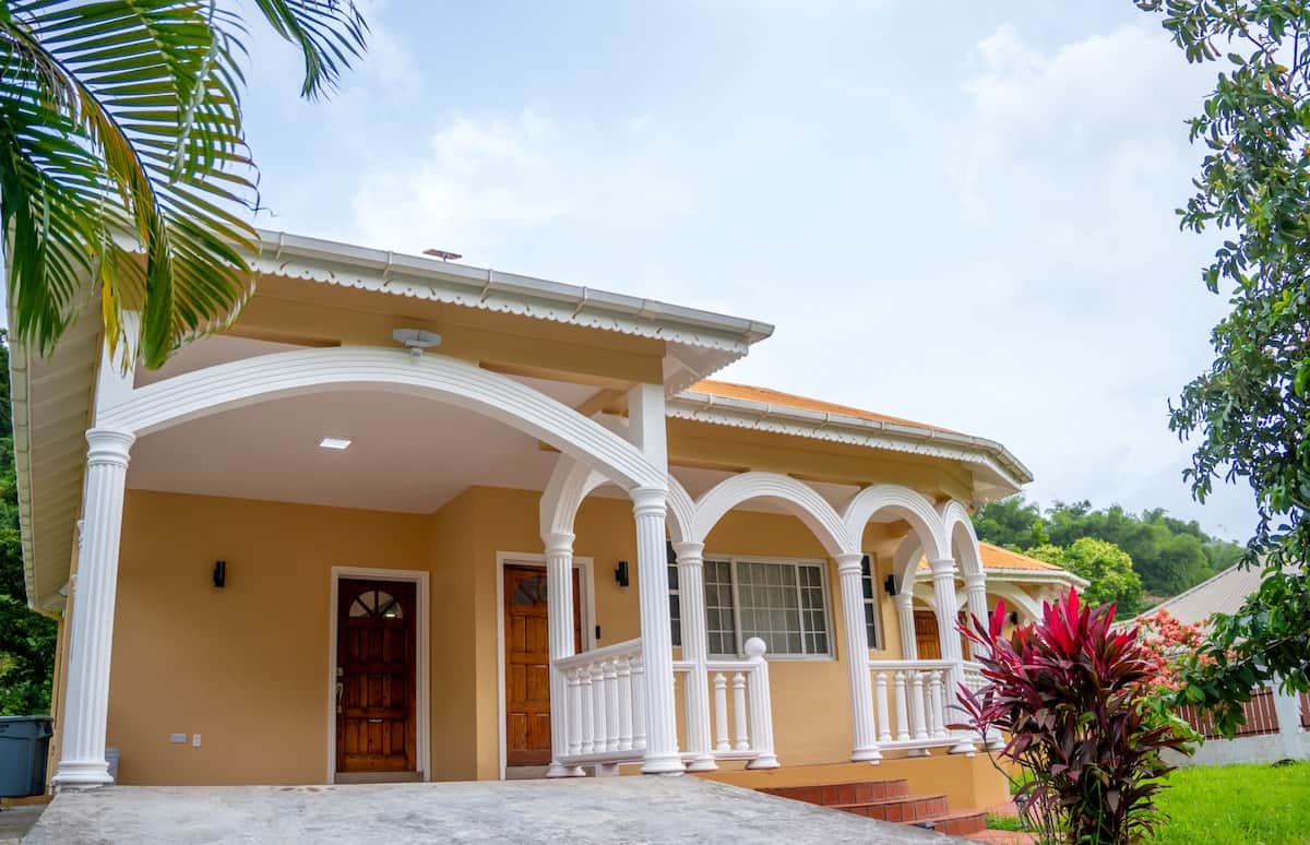 Parking and front of house