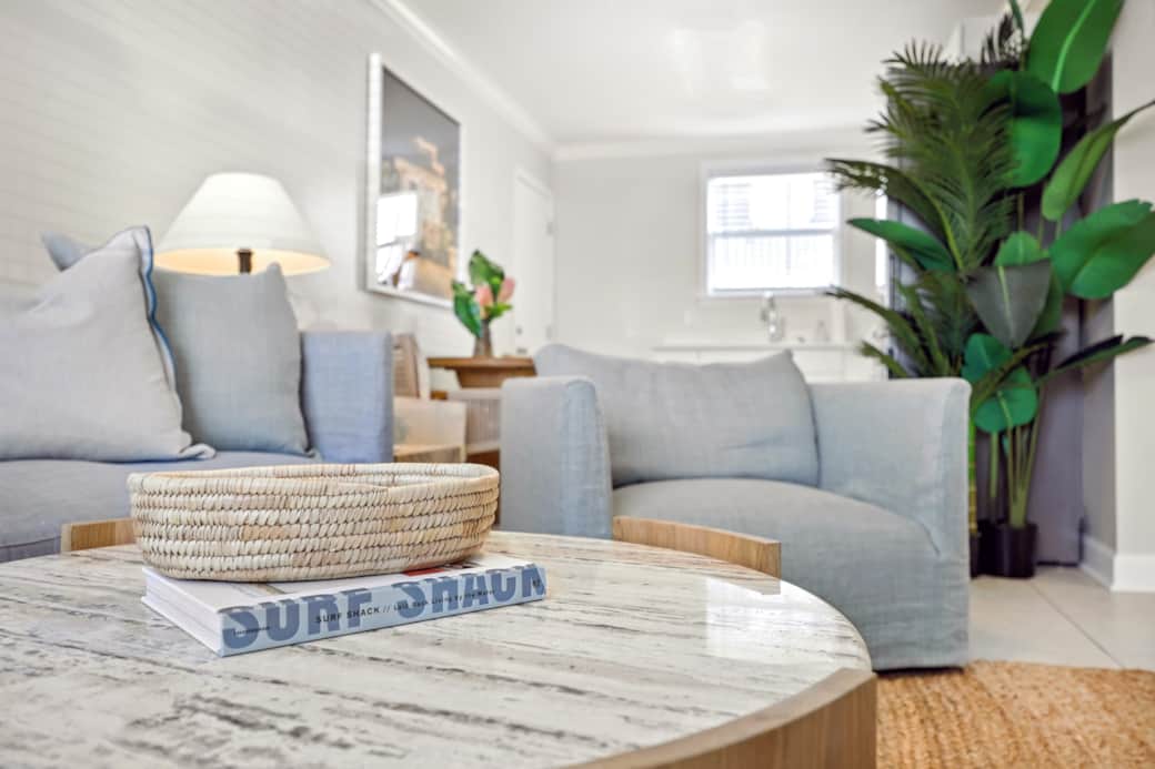 Enjoy your coastal living room space