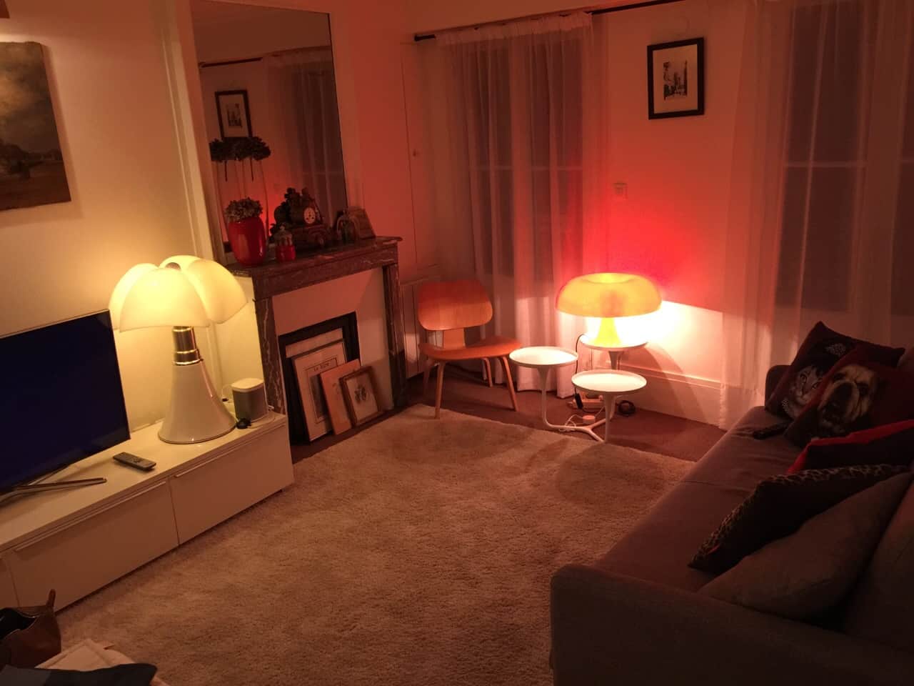 Enjoy family and friends time at the end of the day in the living room