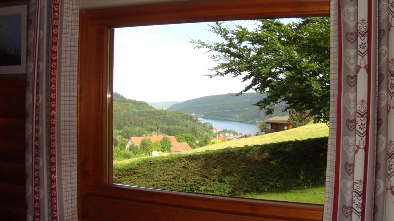 Blick ins Wohnzimmer
