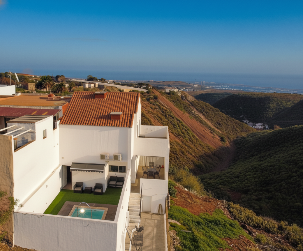 Hillside Home with Ocean View