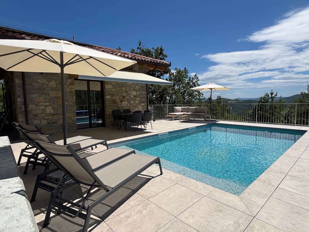 PINI - Pool Terrasse Sonnenliegen Sitzgruppe Lounge Sonnenliegen
