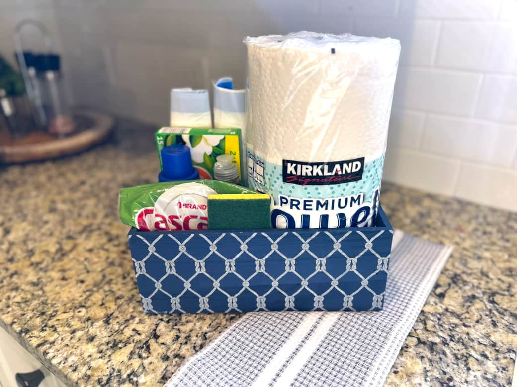 A starter pack of amenities is provided for your use.