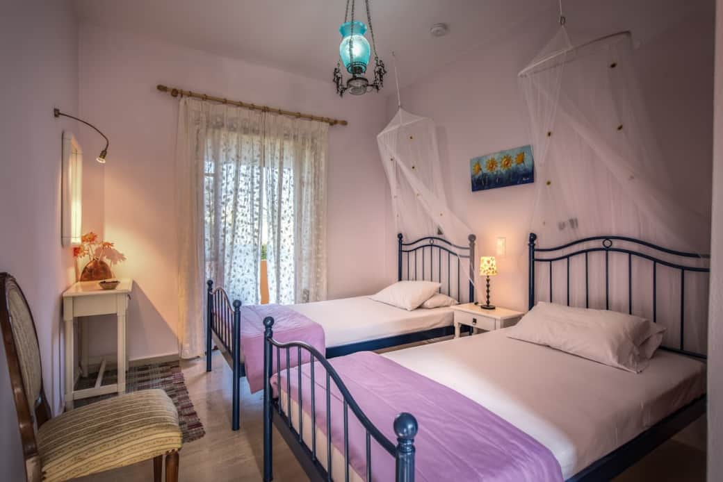 Slaapkamer 3 - twee eenpersoons bedden