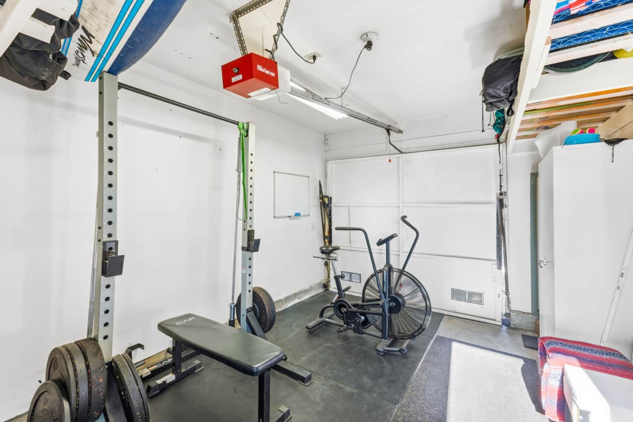 Private Gym in Garage
