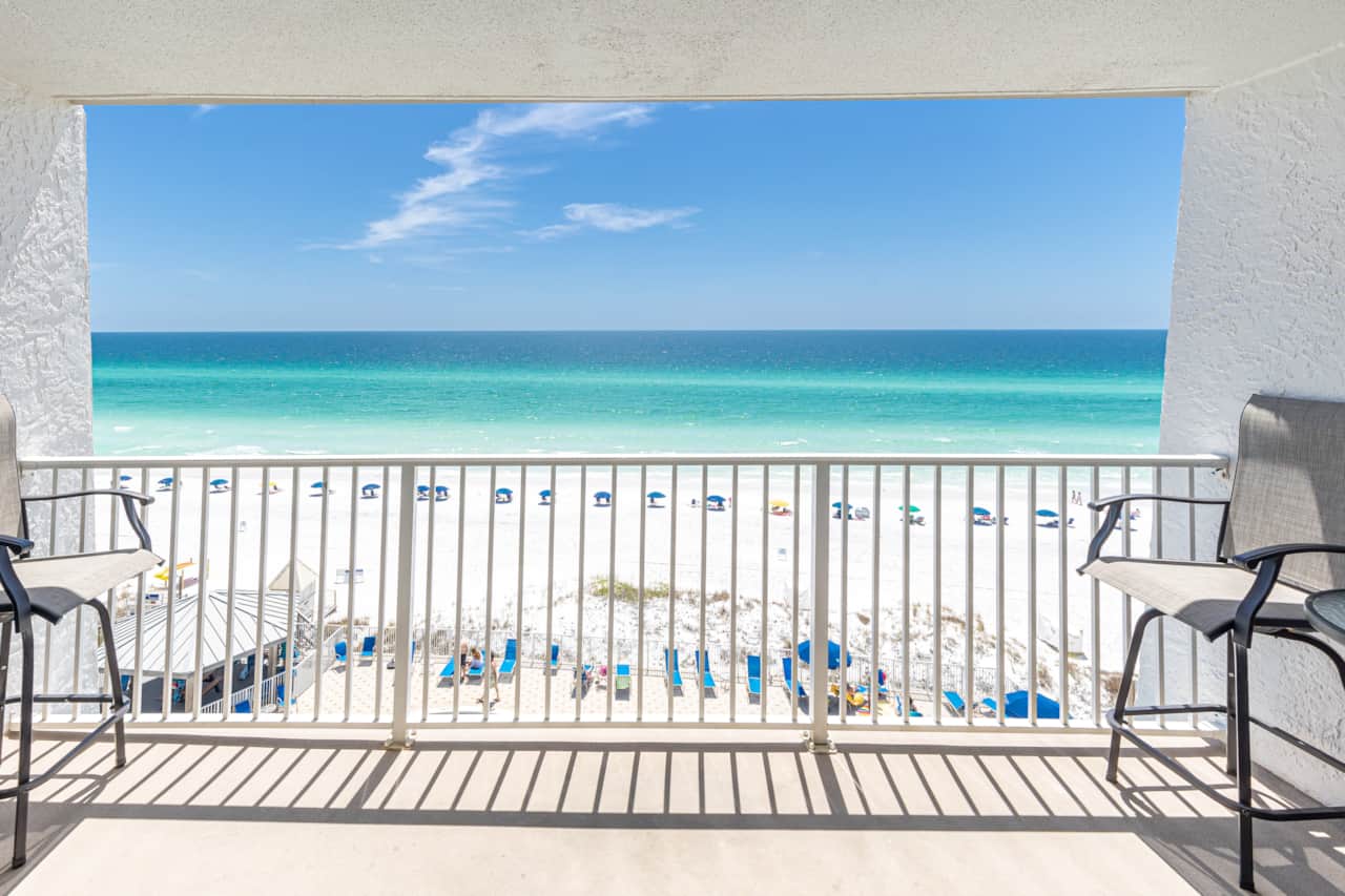 Spectacular view from your private balcony!