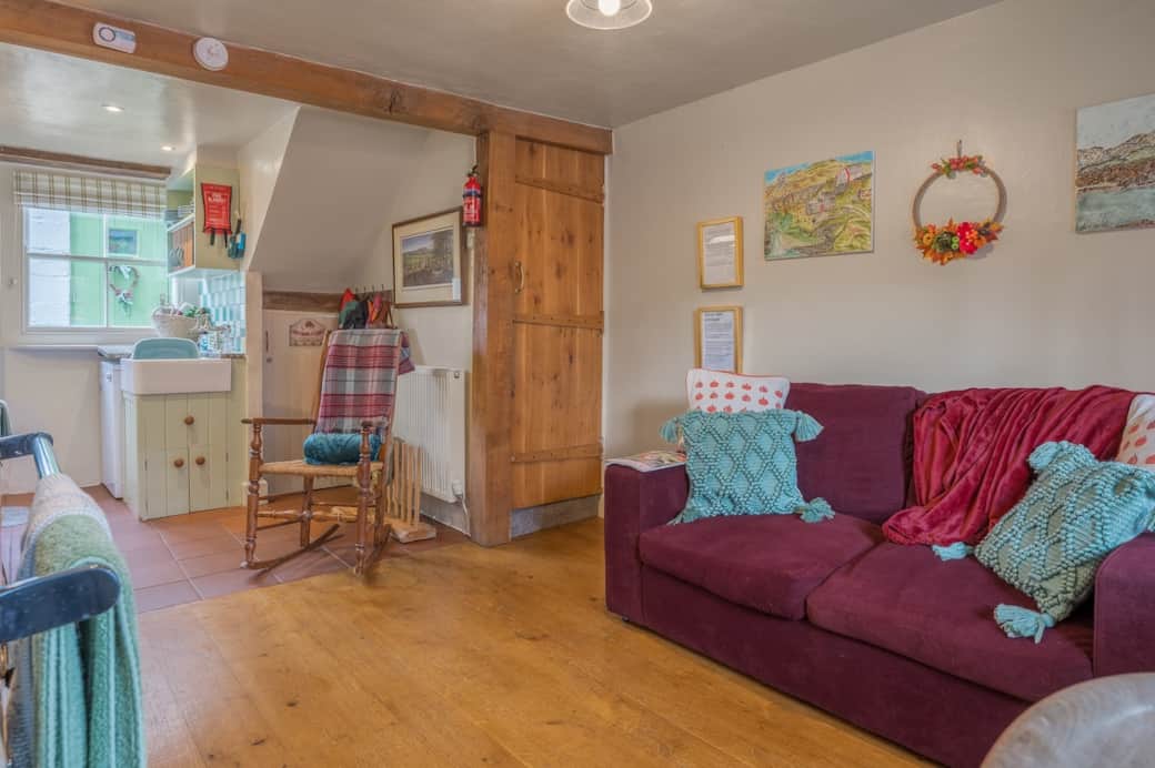 At Borrans Cottage, mornings are slow and unhurried — coffee in hand, the newspaper open, relaxing in our family heirloom rocking chair while your dog snoozes nearby after an early wander.