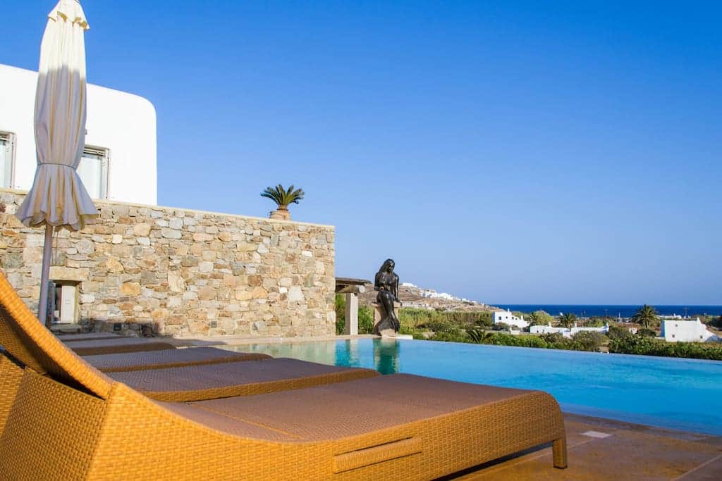 Private pool , sunbeds Private pool , sunbeds