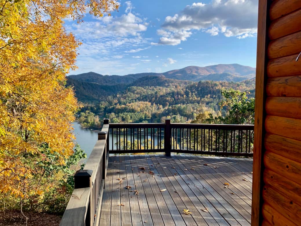 Side deck view