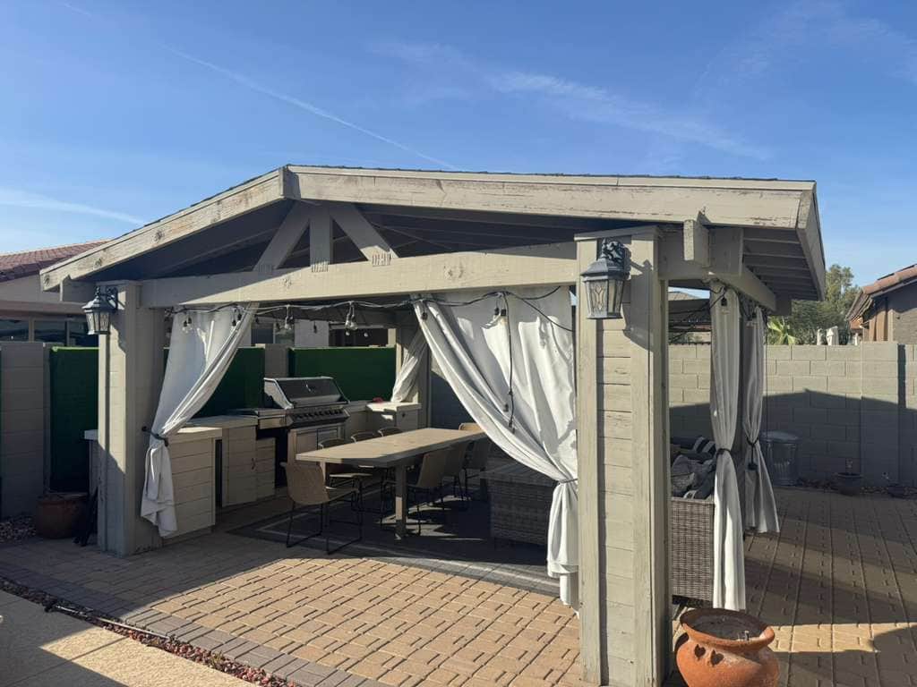 Gazebo with BBQ