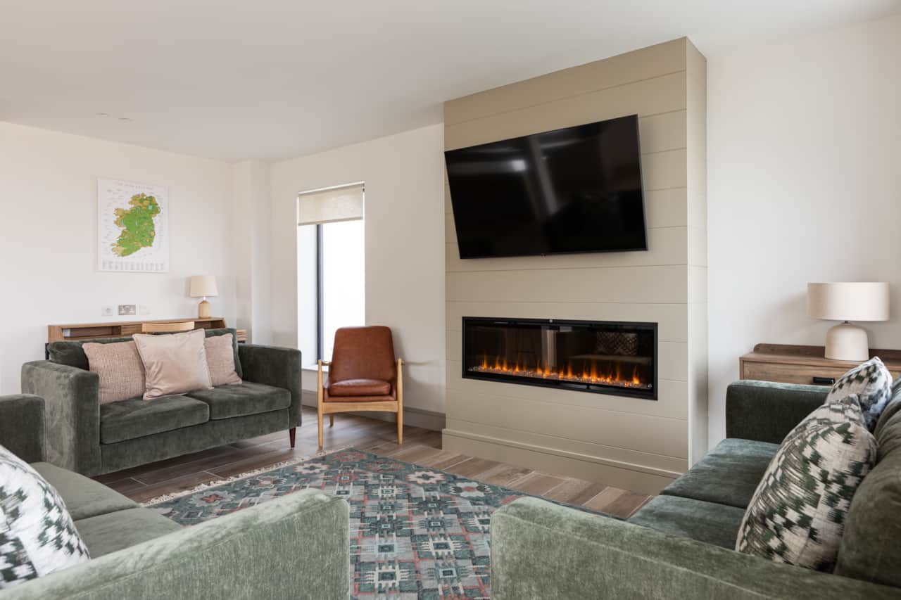 Living/sitting room in Leenan @Ballyliffin Beach Houses
