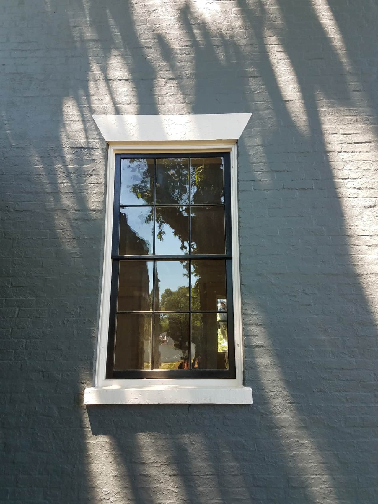 One of the original 1830s windows fully restored