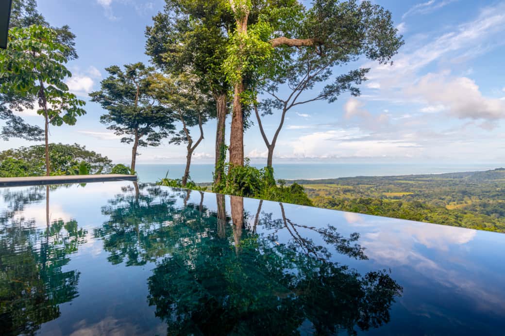 Views from the infinity edge pool
