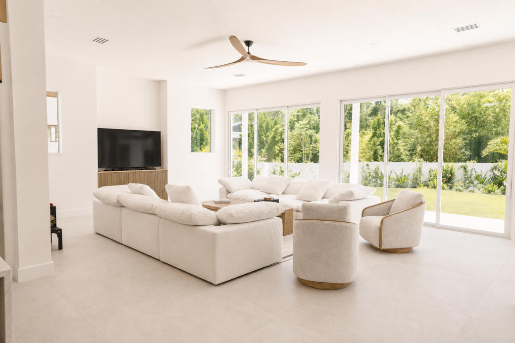 Luxury Siesta Key home living room