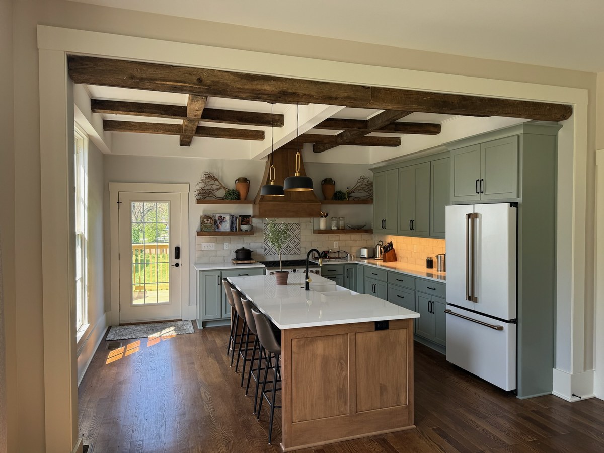 Kitchen and dining after