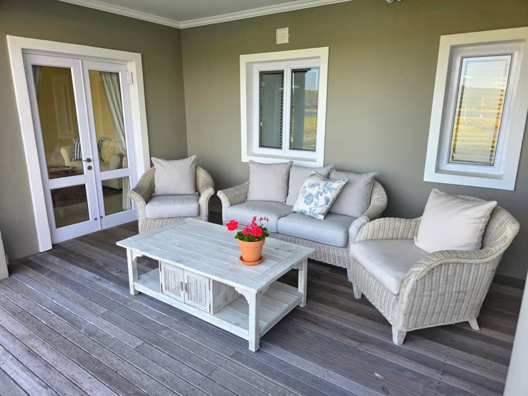 Patio facing canal 3 - private