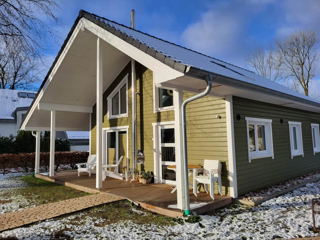 Haus Swanhild - Südseite in der Wintersonne