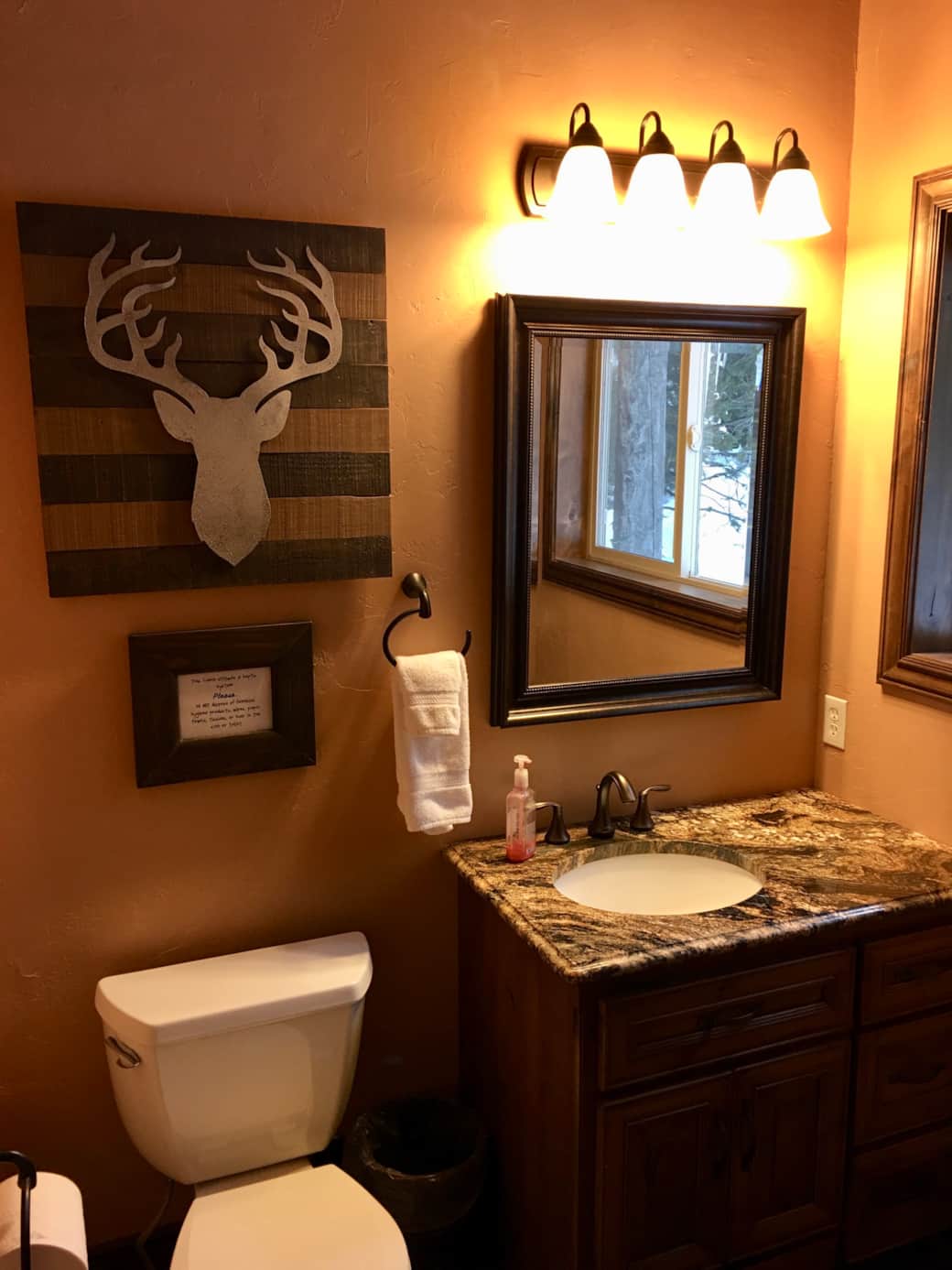 Main floor half bath