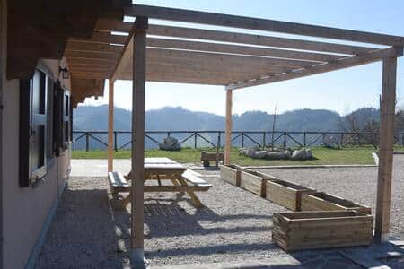 Zona pranzo all'aperto
