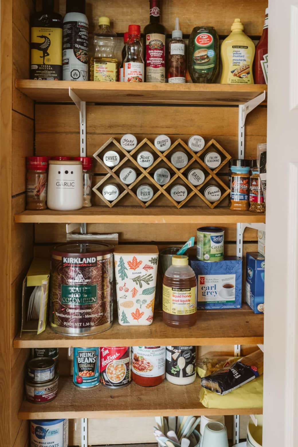 Well stocked pantry for your use