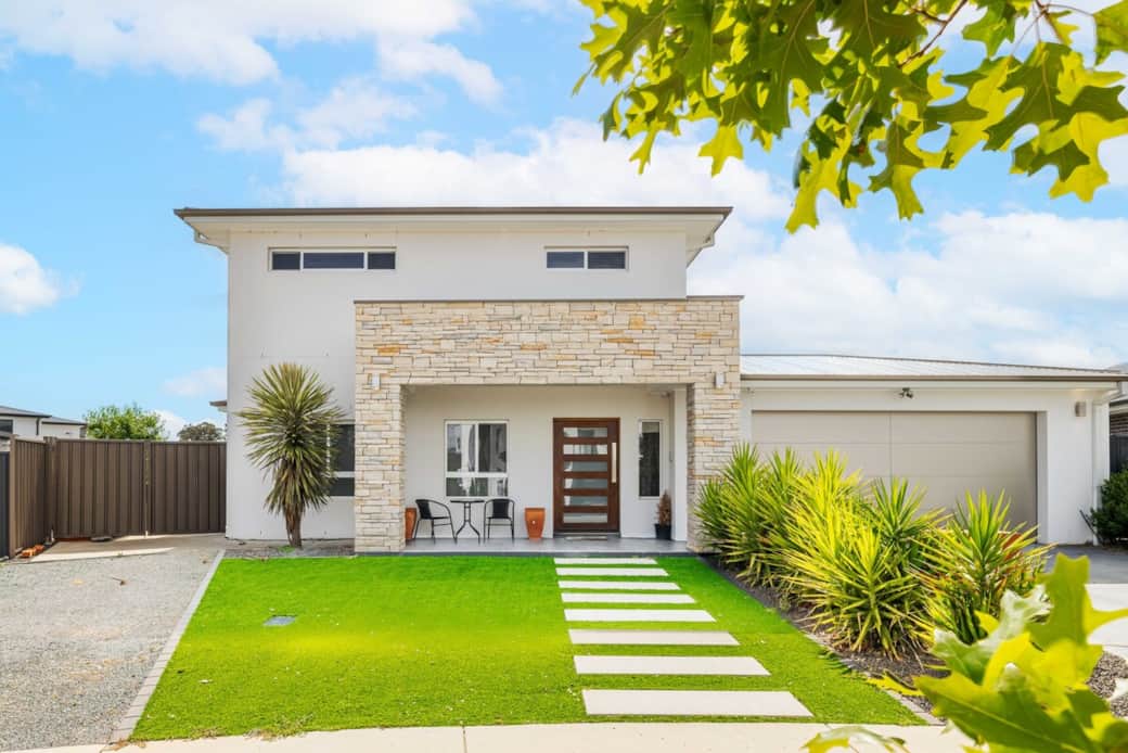 Welcome to our house. Our property boasts a charming exterior with a welcoming entrance. The manicured lawn and vibrant greenery create a serene atmosphere. Enjoy the comfort of a private space with a touch of elegance.