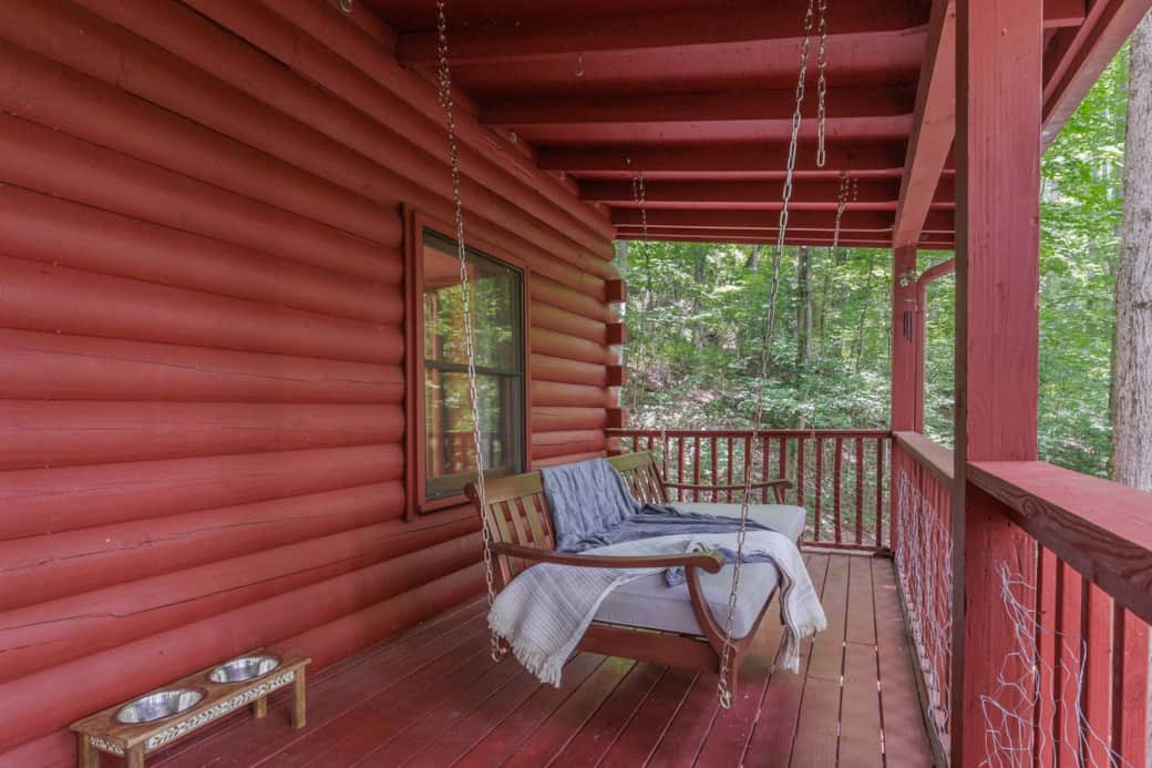 Deck Swinging Daybed Swing Whittier Cherokee BrysonCity Sylva