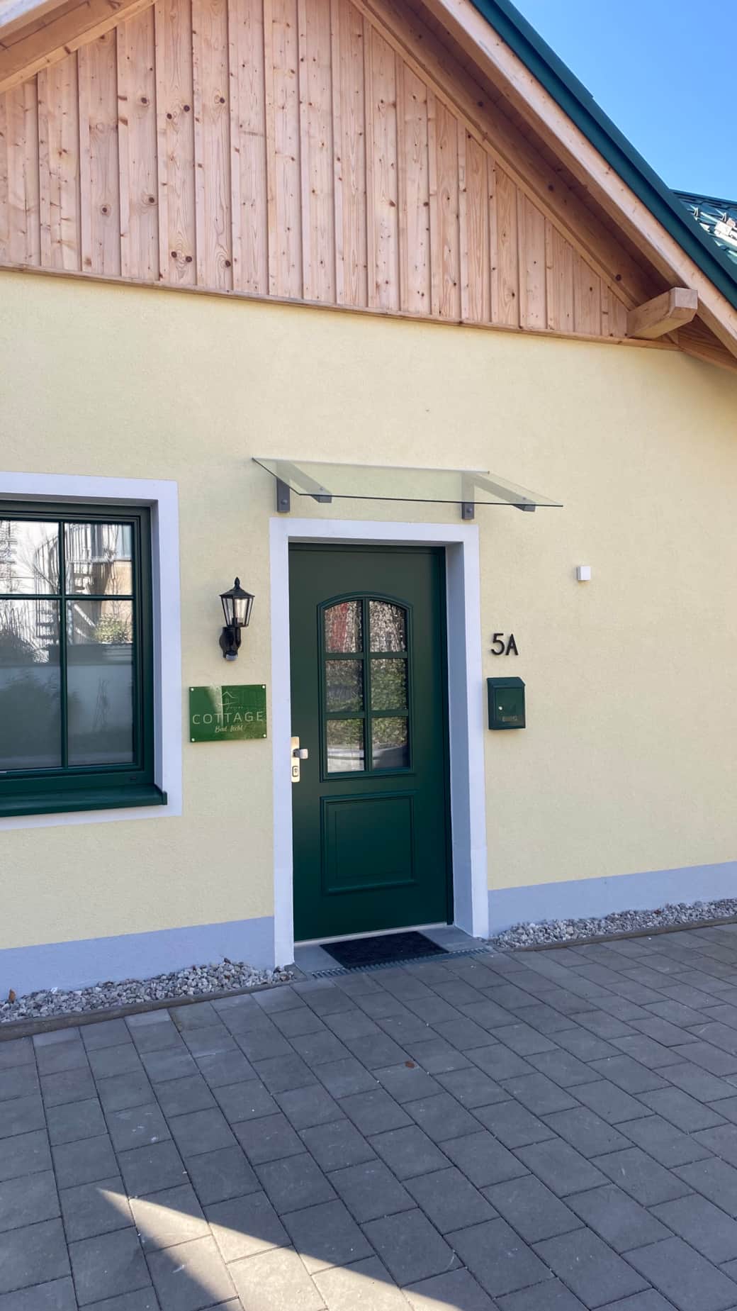Das Cottage, Hauseingang