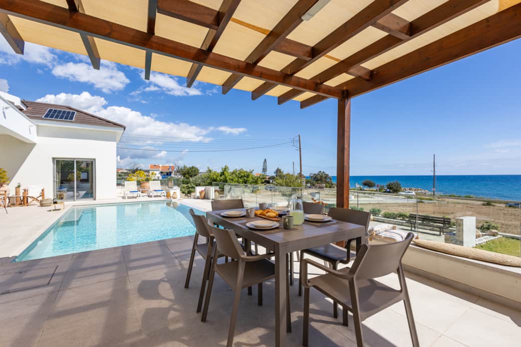 Outdoor dining area