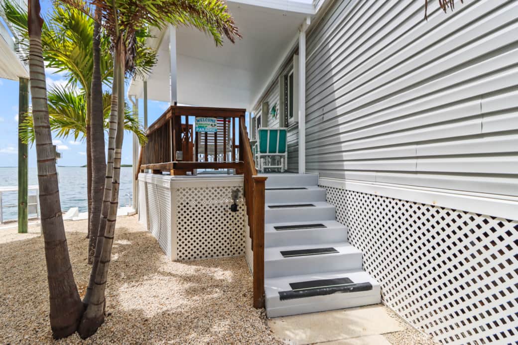 Main entrance to the cottage