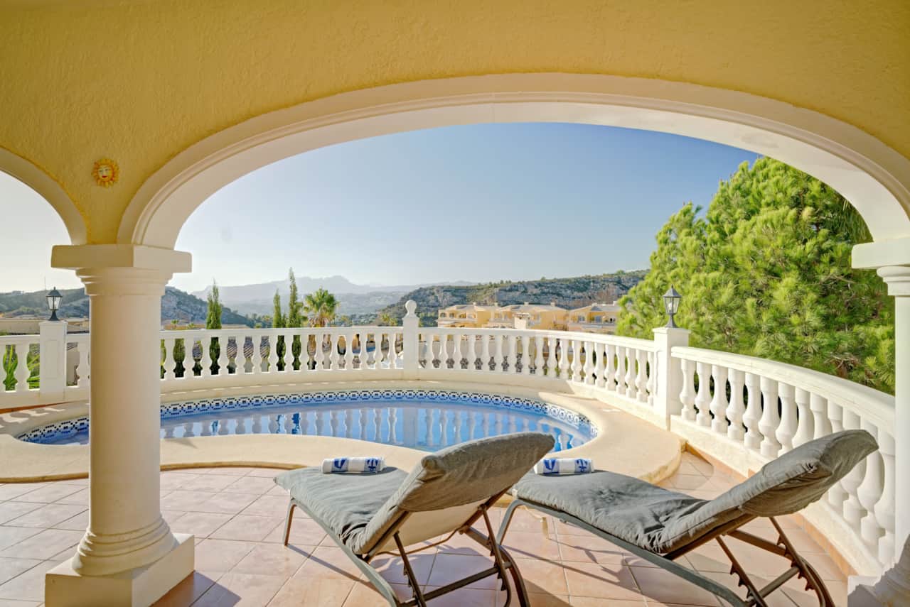 Casa La Calma mit Terrasse, privatem Pool und mediterranem Ambiente