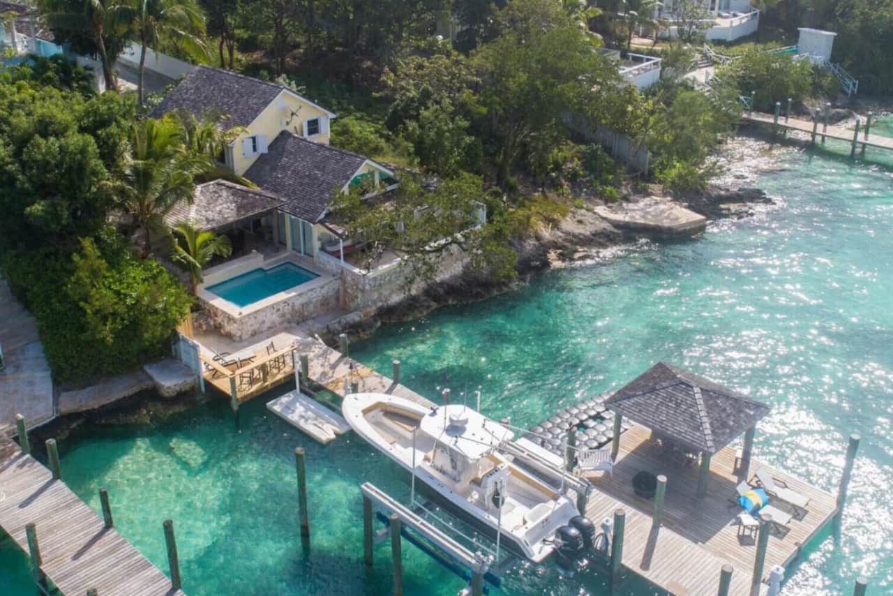 Aerial House & Dock (2)