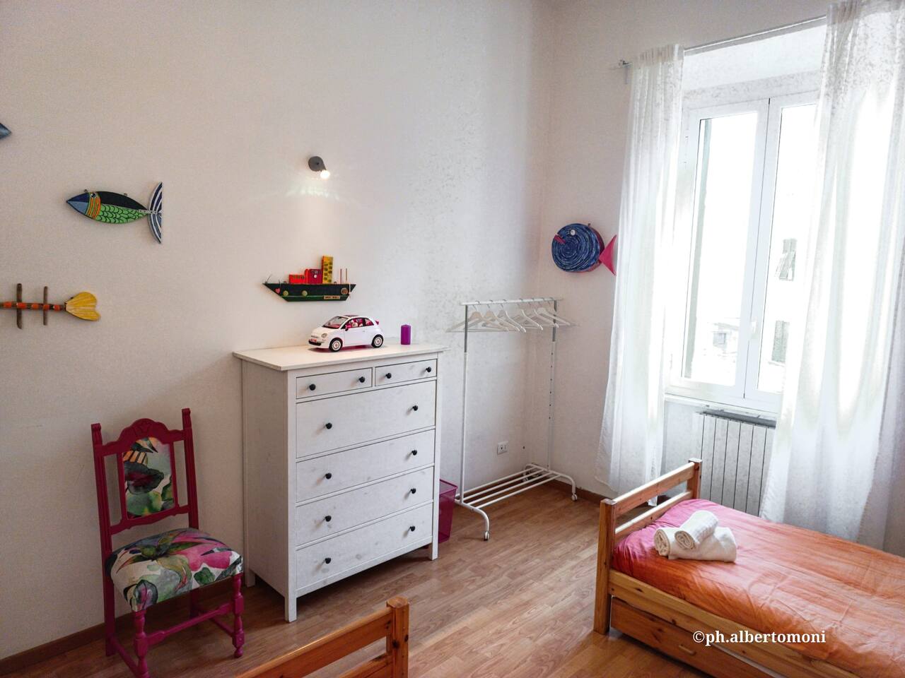 Panoramica della camera da letto