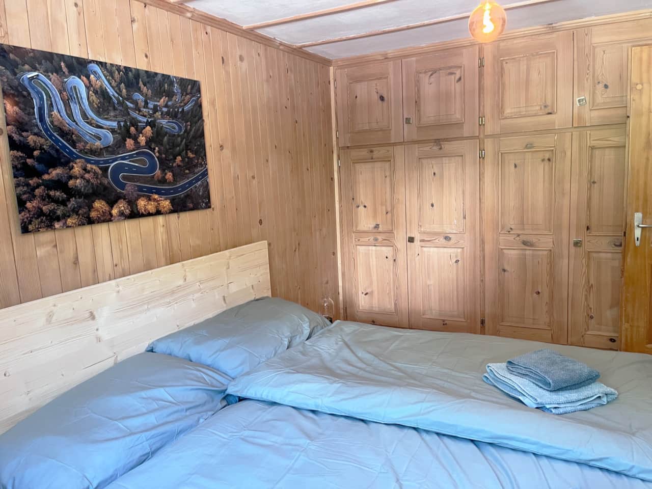 Schlafzimmer Wohnung Bergblick