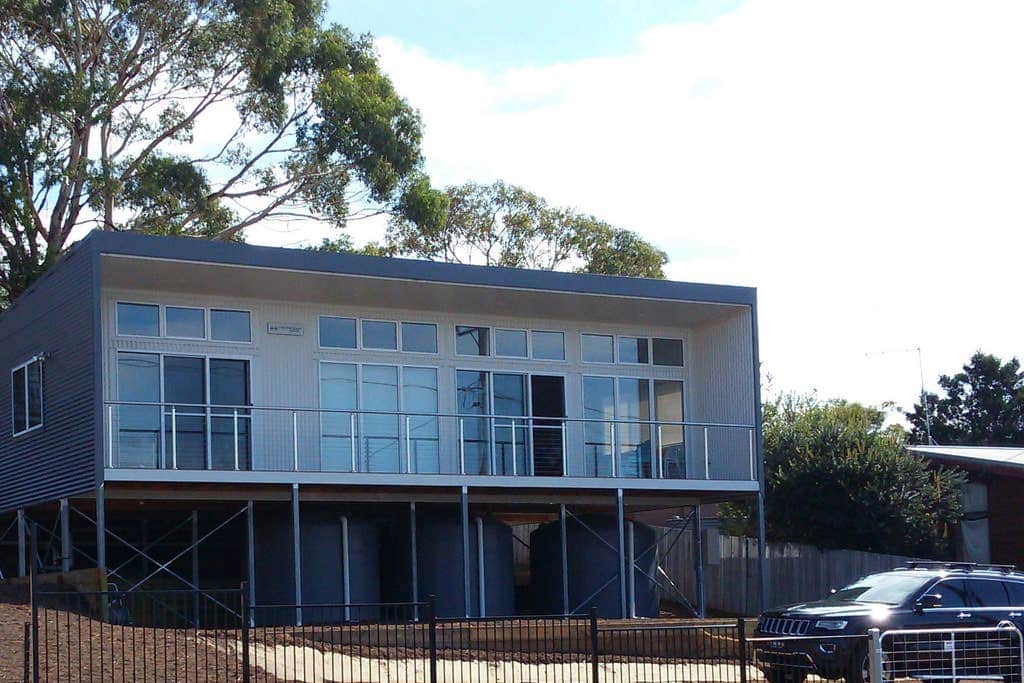 The main house