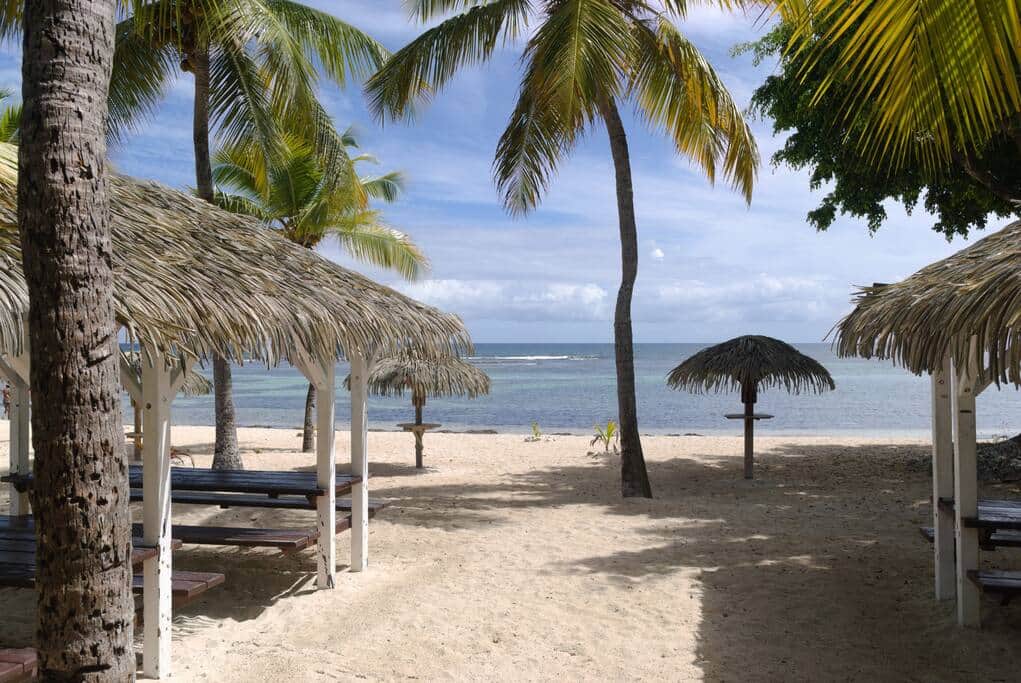 la plage de la résidence