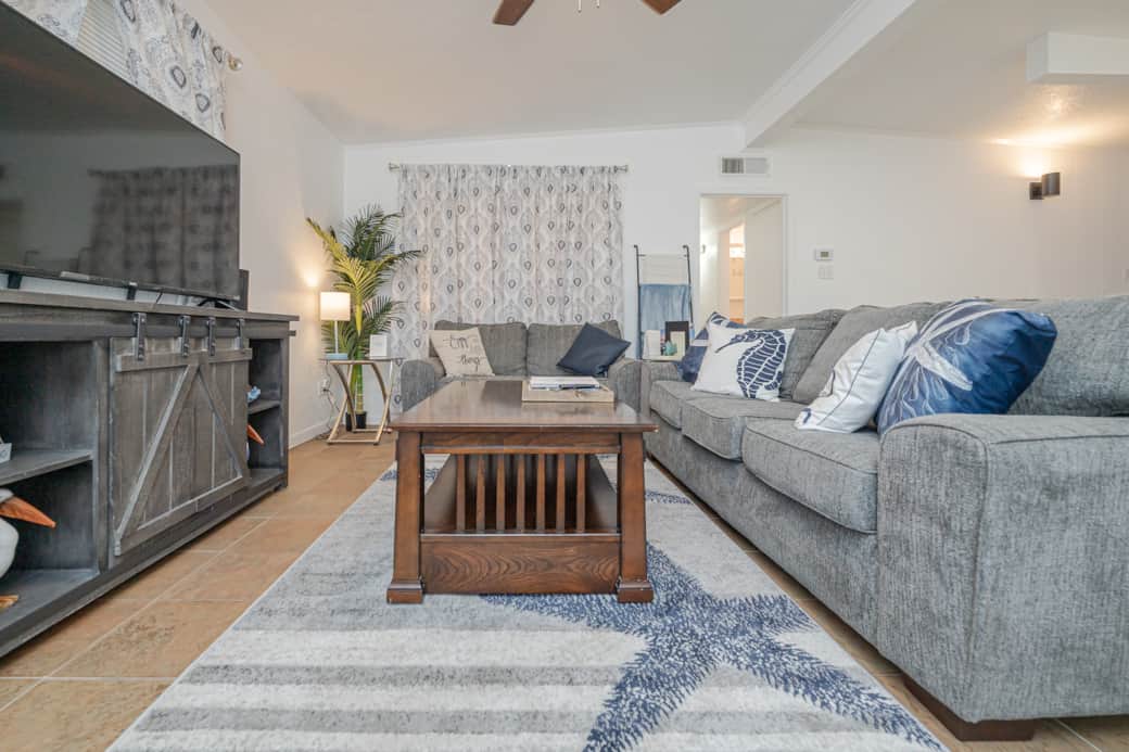 The Cozy living room space
