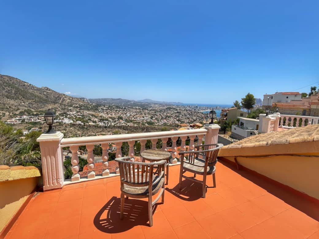 Rooftop terrace with beautiful view
