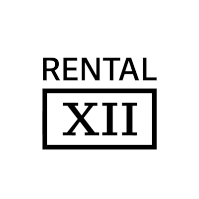RENTAL12 HQ logo black on white