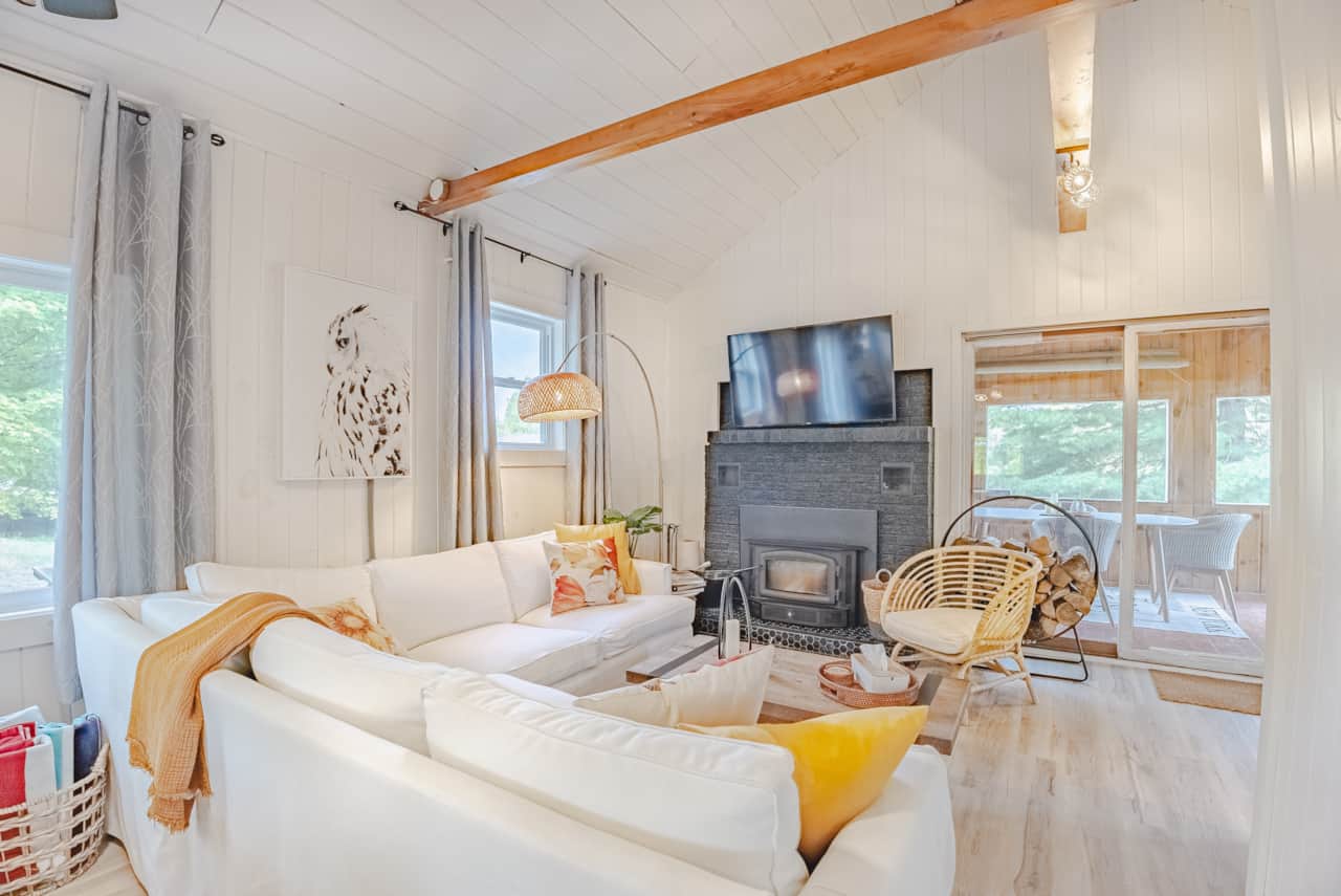 Living Room with Fireplace