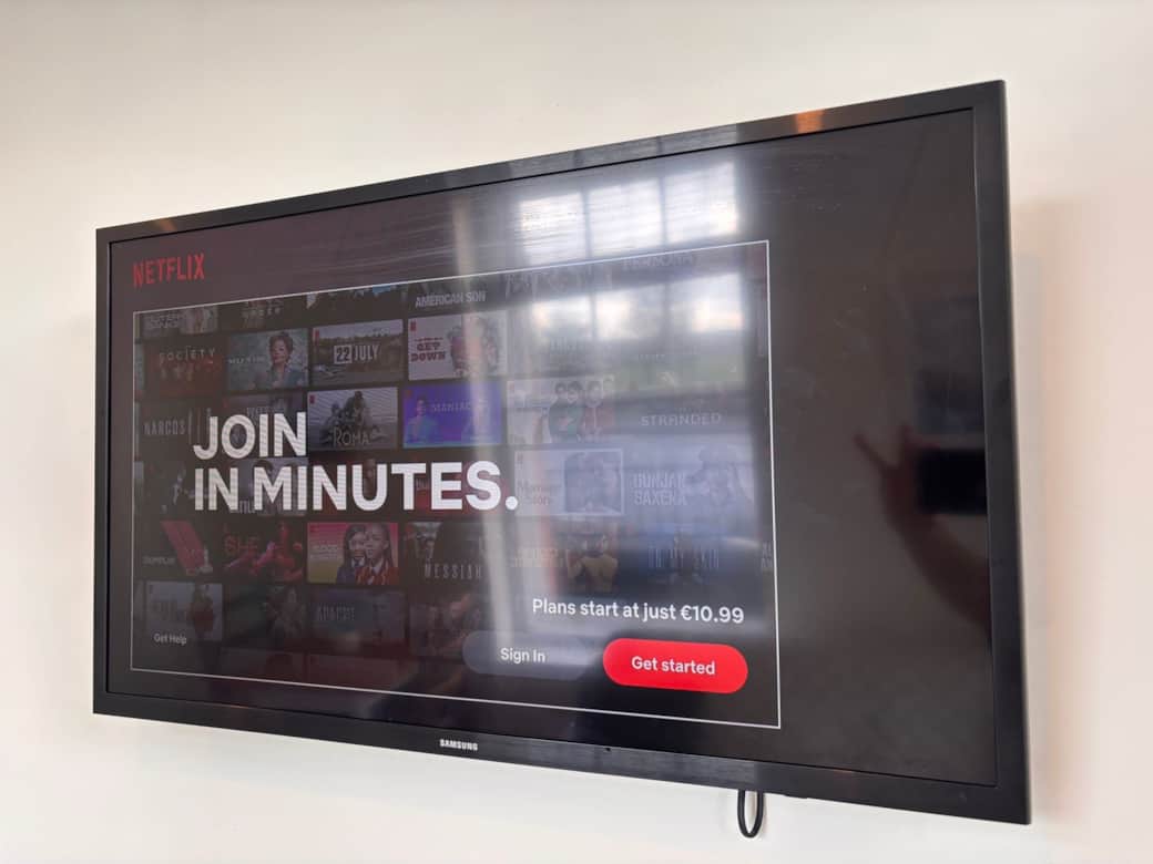 Netflix app available Netflix app available