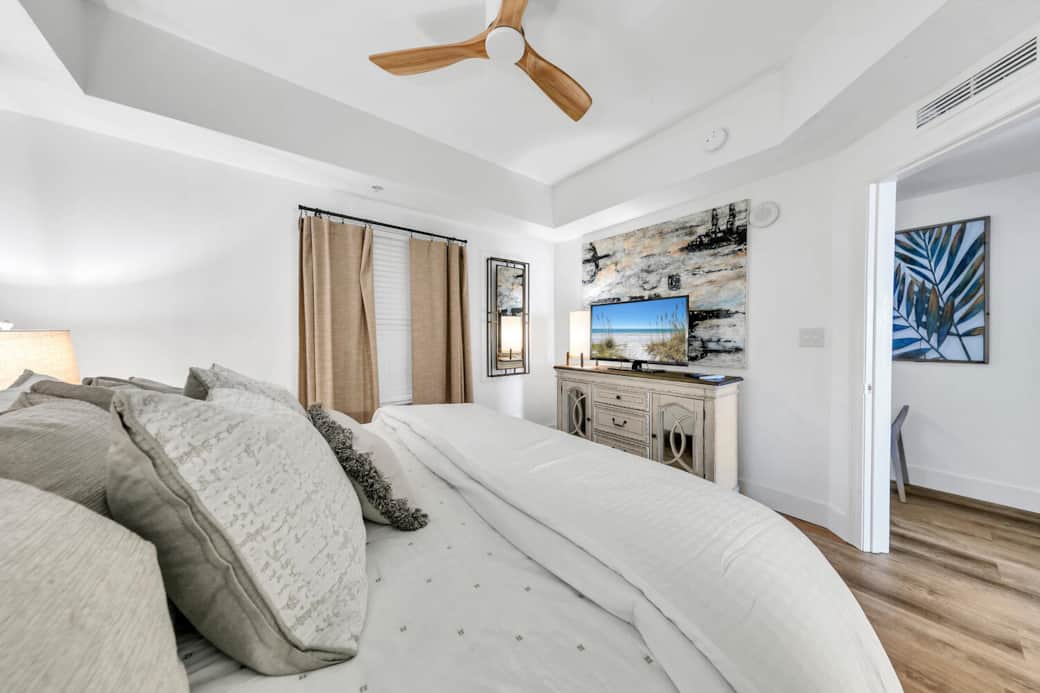Master Bedroom with TV