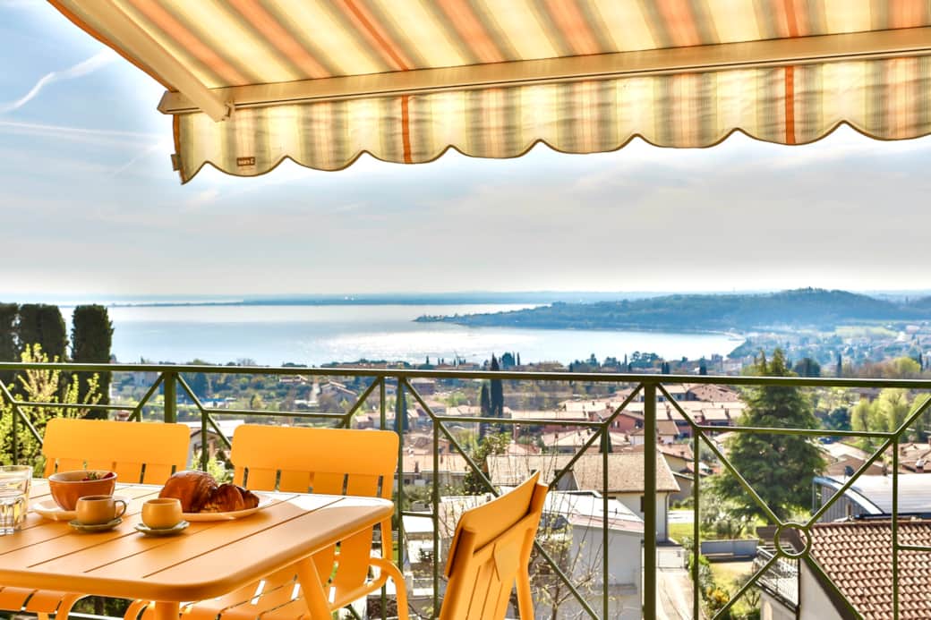 Vista lago dal terrazzo 