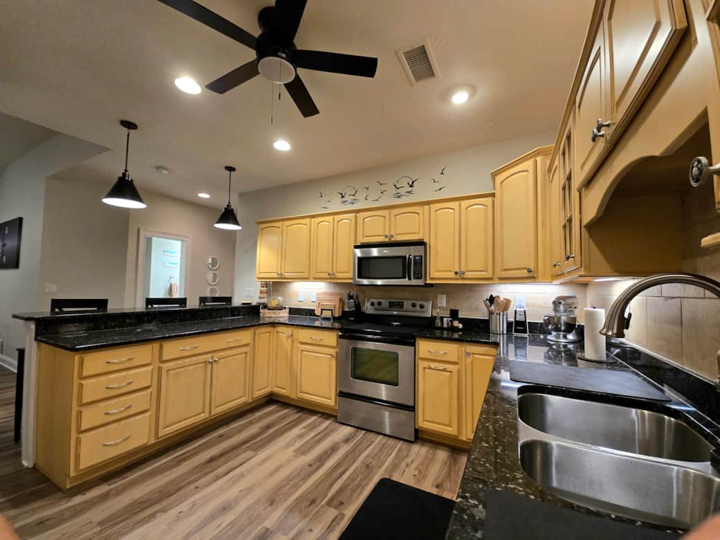 Kitchen view 2
