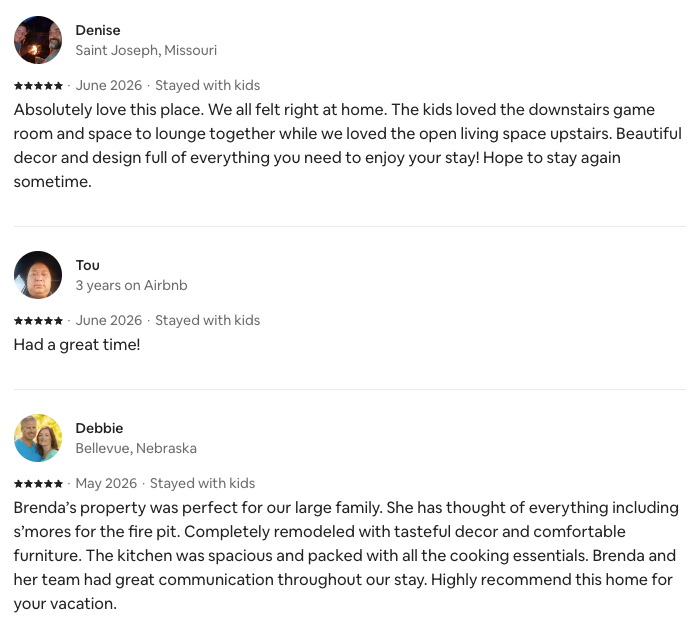 What Our Guests Are Saying...