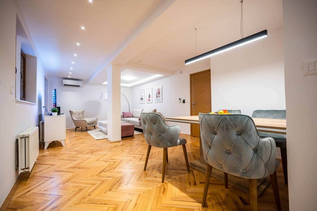 Living room and dinning area