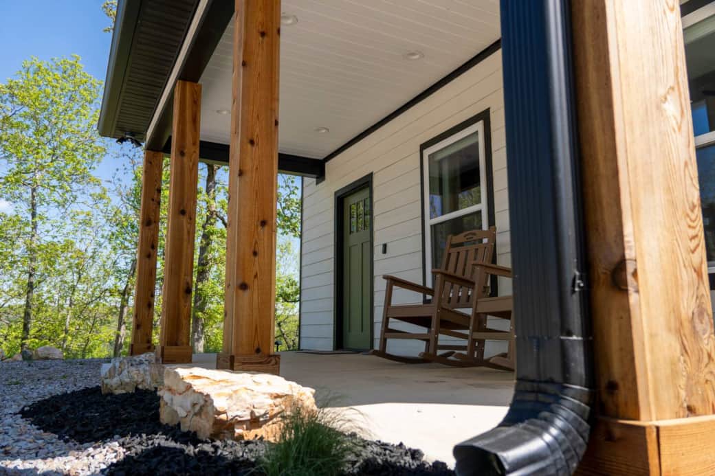 Relax on the front porch.