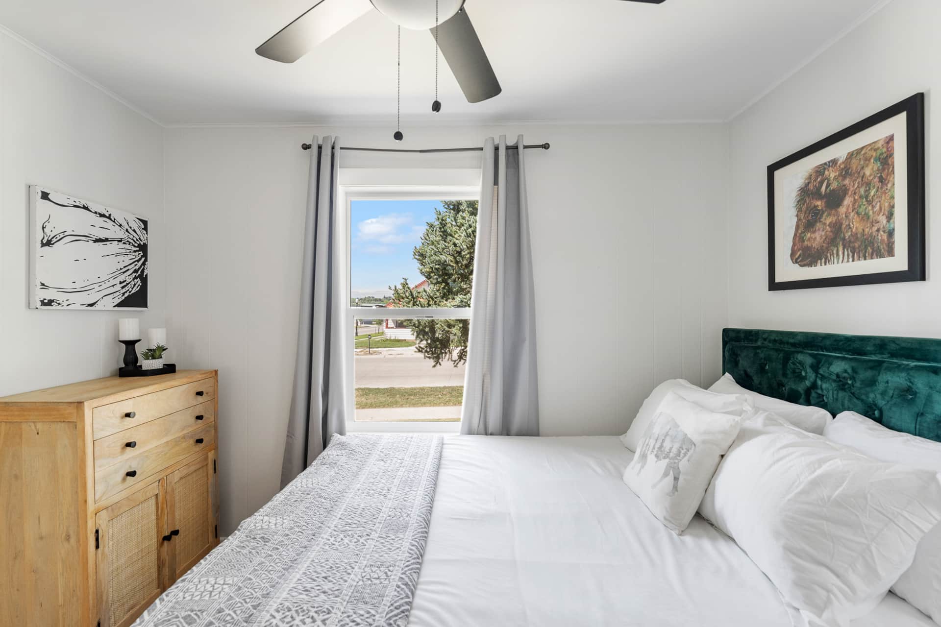 Emerald City Bungalow warm wood floors