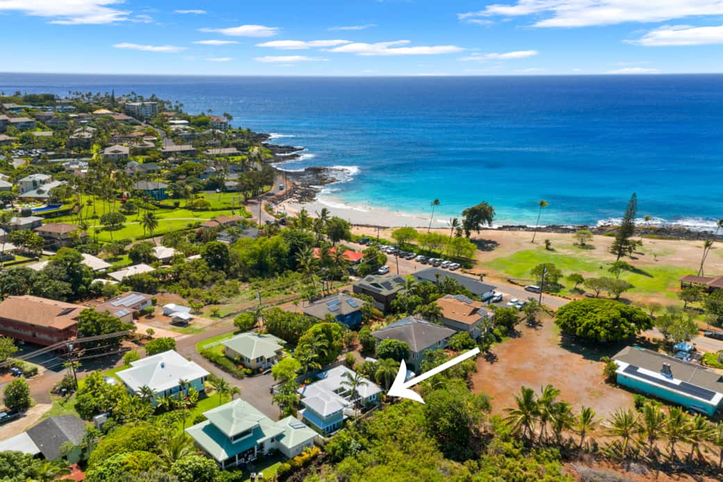 Steps to Poipu Beach—your cottage by the shore; surf, turtles & sunsets out front.